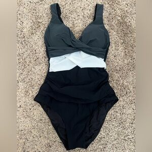 Gottex Black Ombré Swimsuit